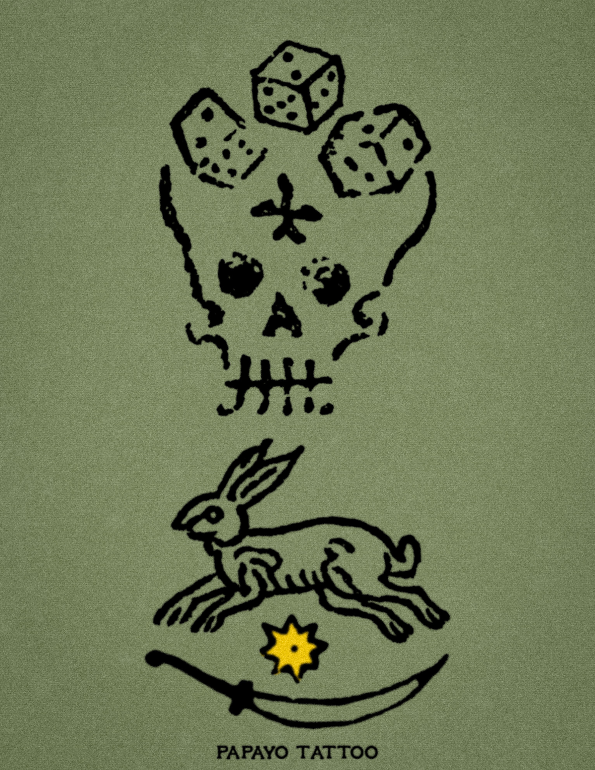 Papayo Tattoo Flashbook design 185