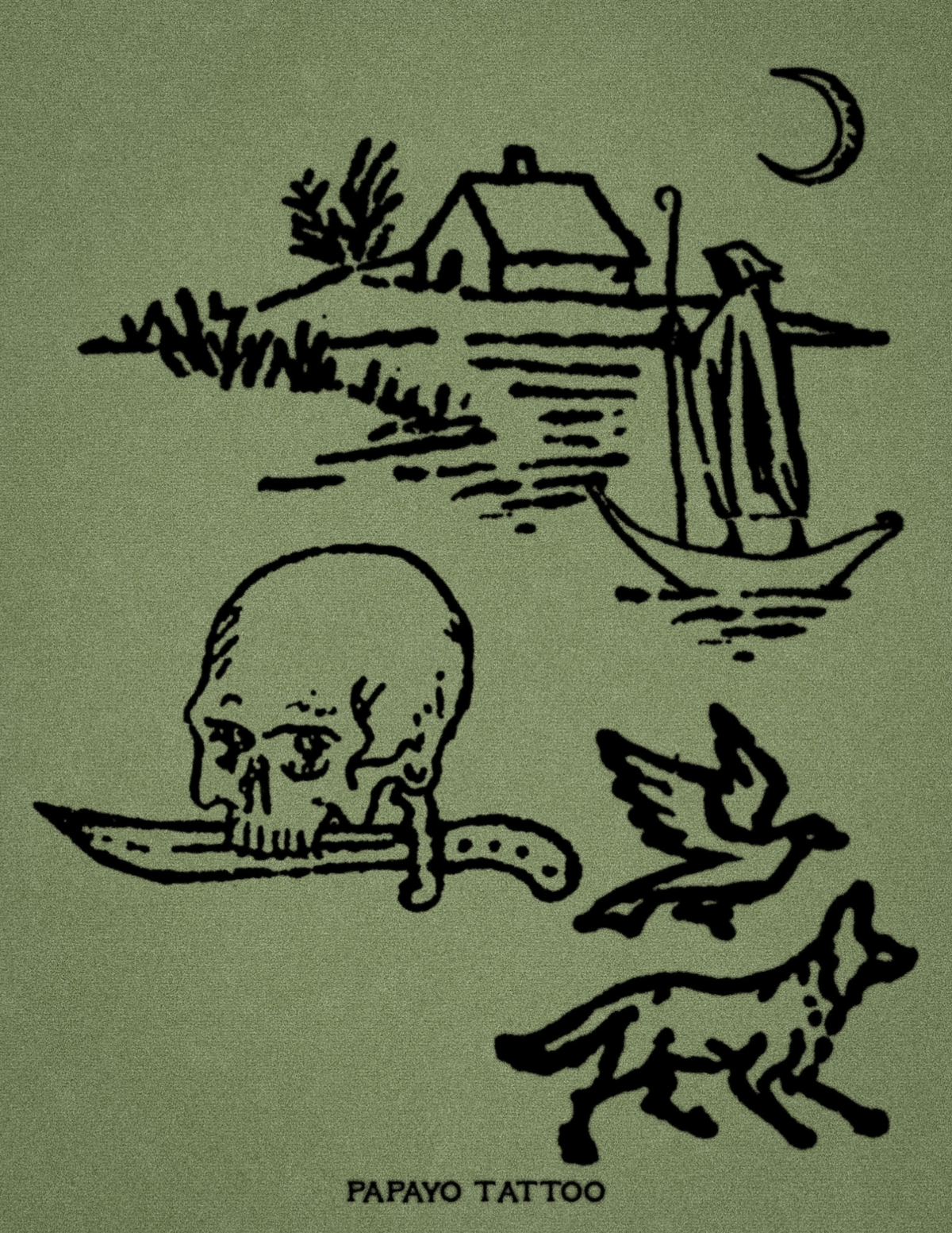 Papayo Tattoo Flashbook design 194