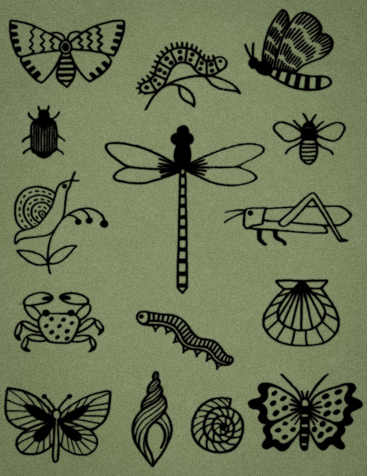 Papayo Tattoo Flashbook design 129