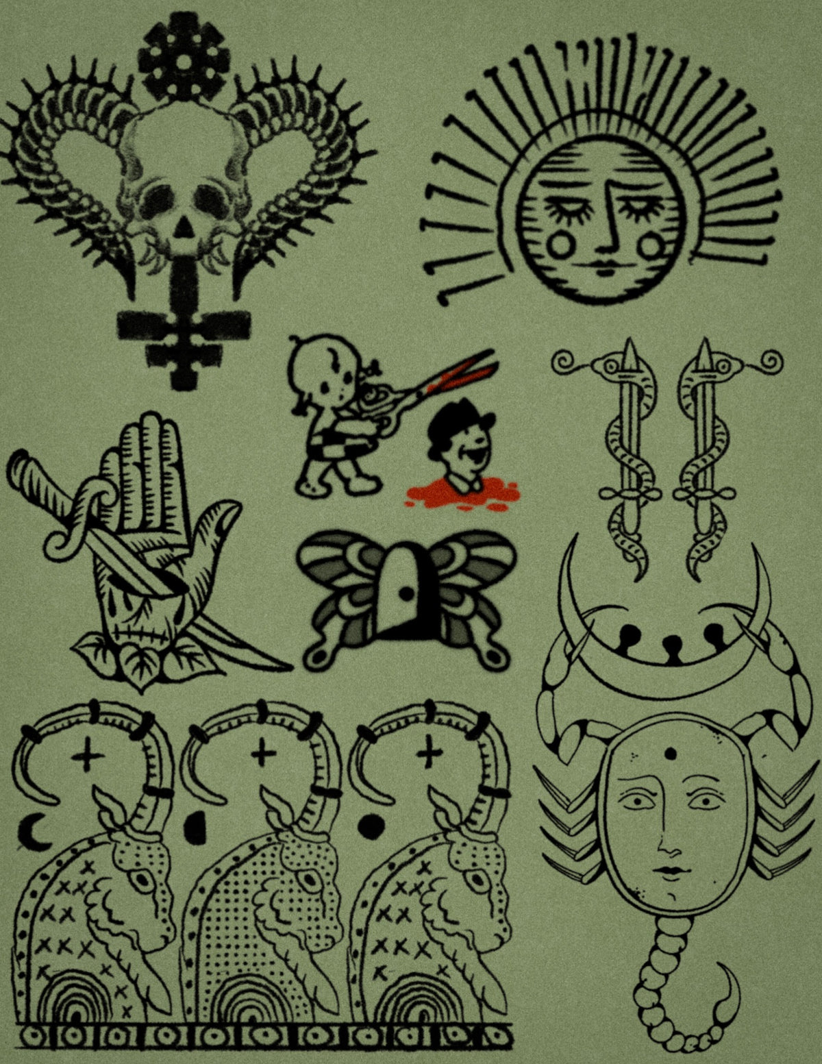 Papayo Tattoo Flashbook design 20