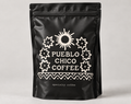 Pueblo Chico Coffee 250g black bag with cream logo